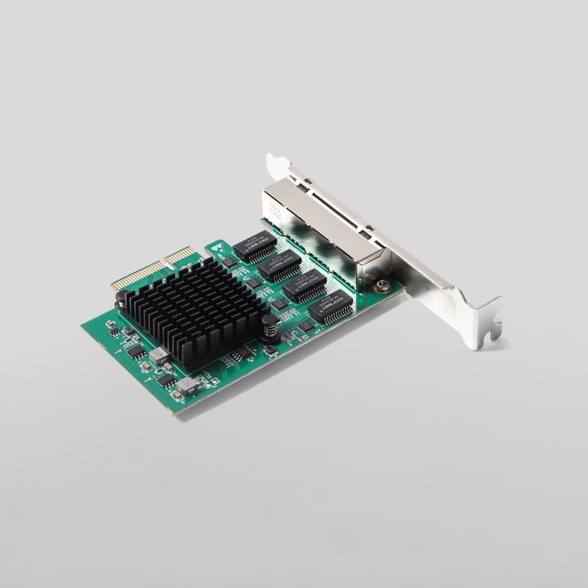 PCIe to 4-Port Gigabit Ethernet Adapter Realtek RTL8111 Chipset - Zima Store Online