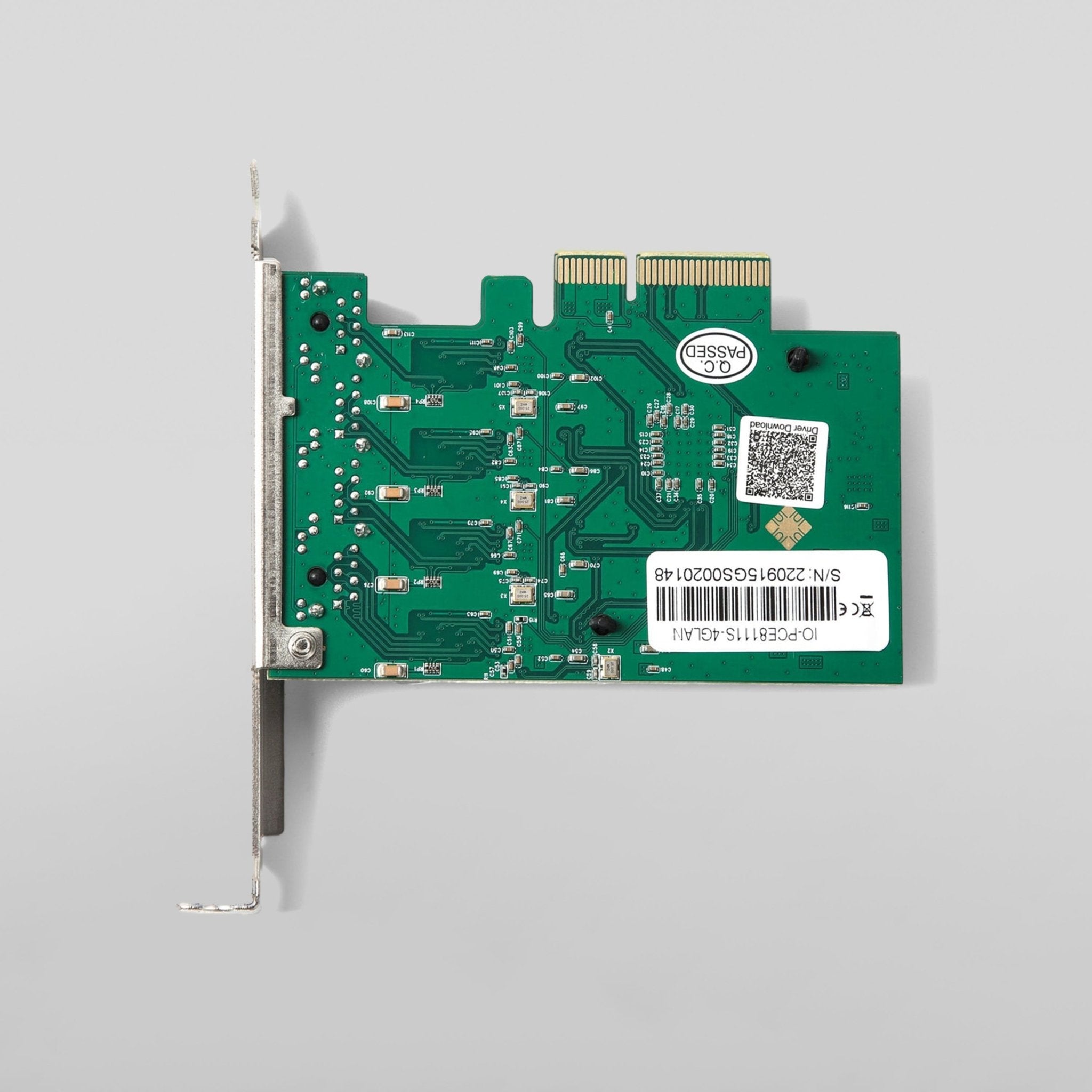 PCIe to 4-Port Gigabit Ethernet Adapter Realtek RTL8111 Chipset - Zima Store Online