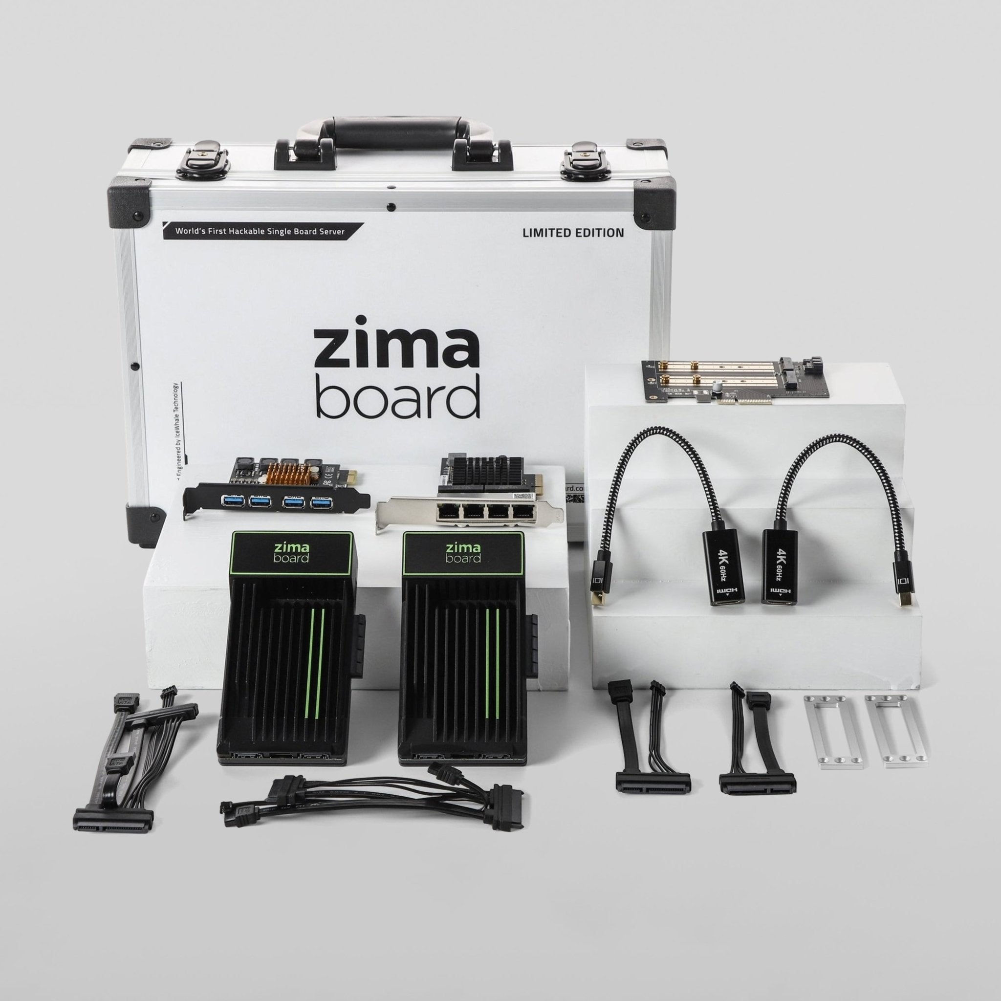 ZimaBoard 832 USB 3.0 Kit, Zimaboard 832 Single Board Server +PCIe to 4  Channel USB Adapter