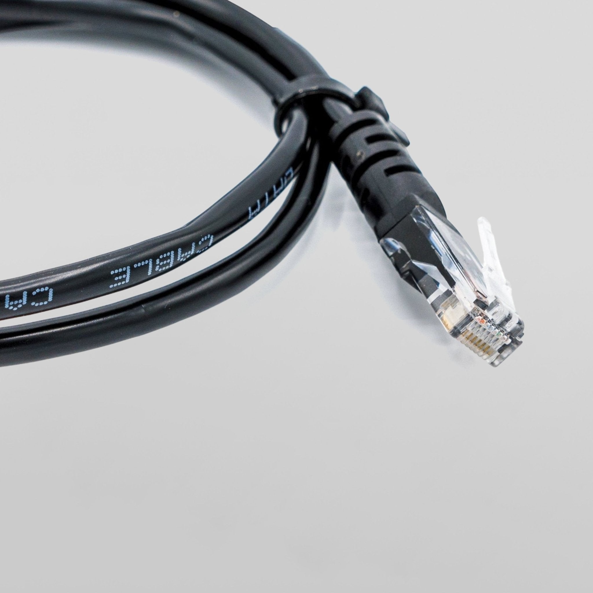 Cat6/Cat5e Ethernet Cable (2m/ 6.5ft, Black) - Zima Store Online