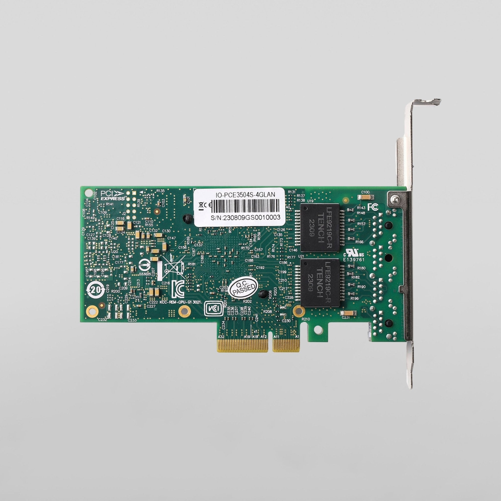 PCIe to 4-Port Ethernet Adapter Intel I350-T4 Chipset - Zima Store Online