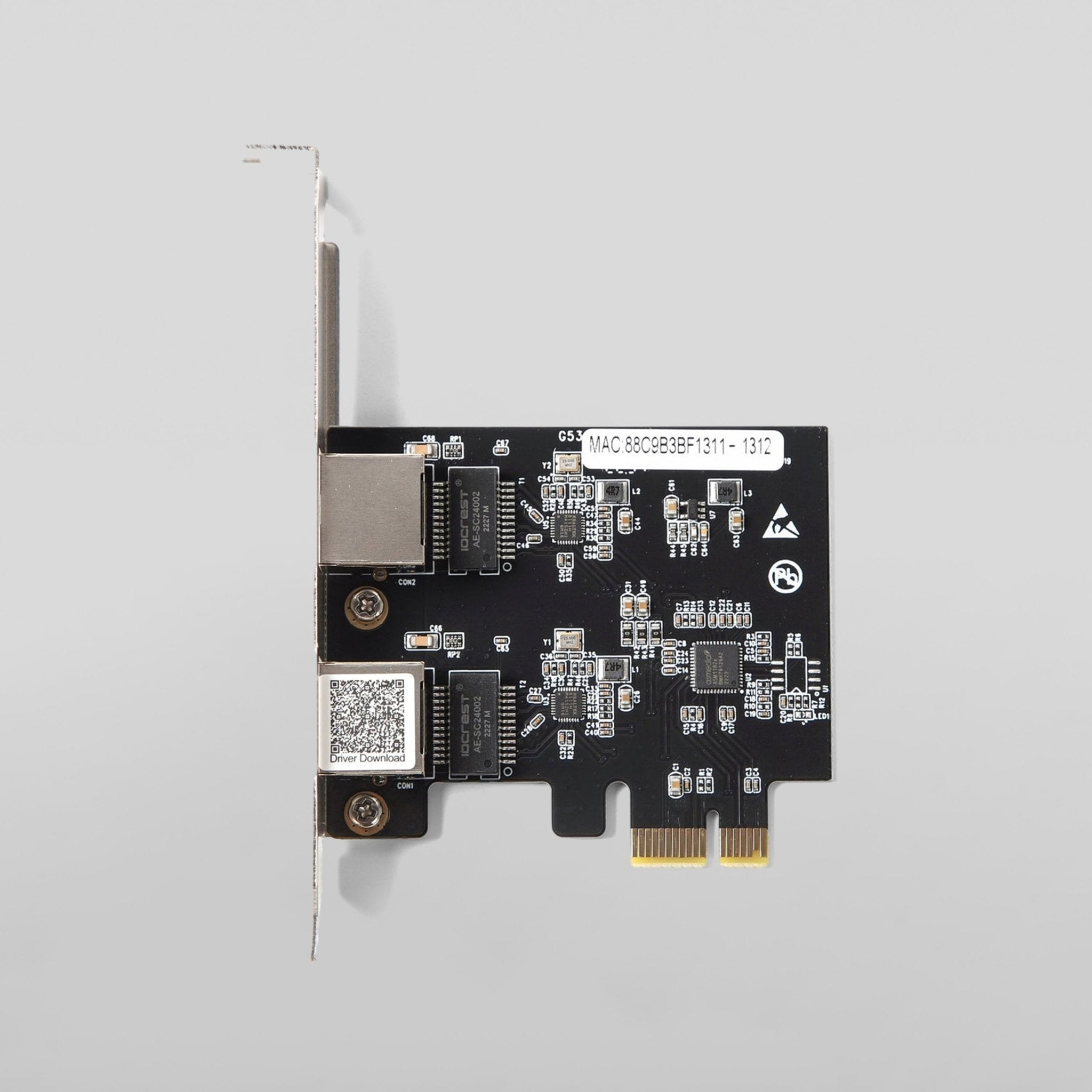 PCIe to Dual Port Gigabit Ethernet Adapter Realtek RTL8111 Chipset - Zima Store Online
